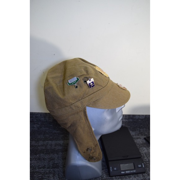 Soviet Russian Afghanka Hat Soldier Cap Military Hat 56 USSR + PINS